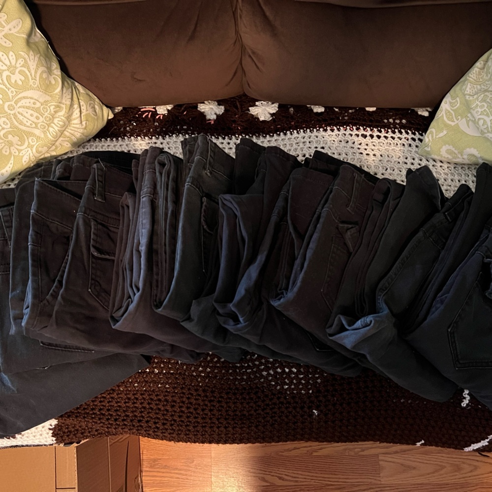 Union bay work uniform pants. Size 0 11 pair.